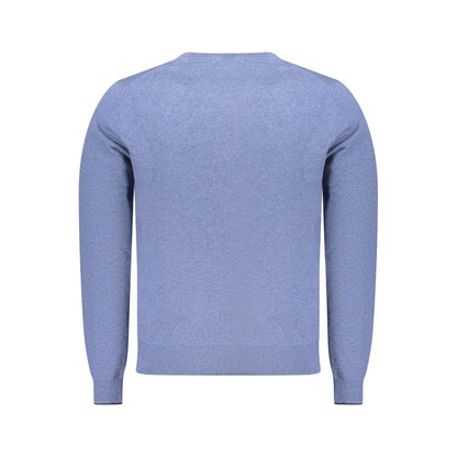 Blue Cotton Men's Sweater