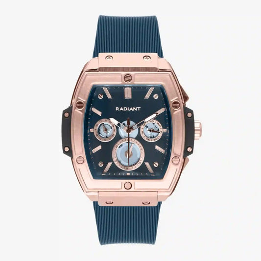 Blue Synthetic Dress Watch