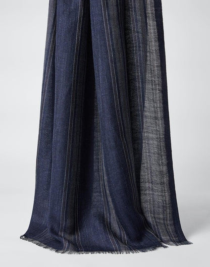 Blue Silk Scarf