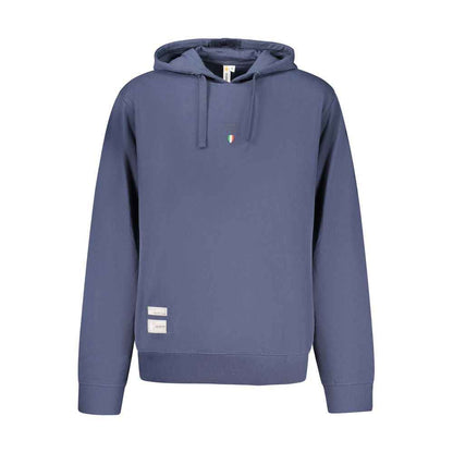 Blue Cotton Men's Hoodie