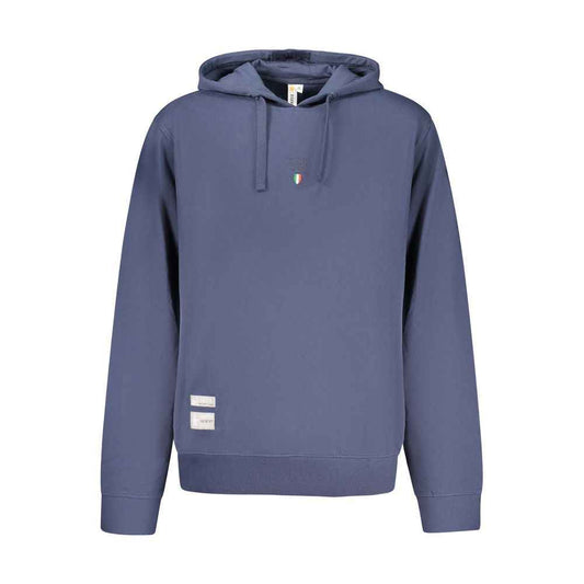Blue Cotton Men's Hoodie