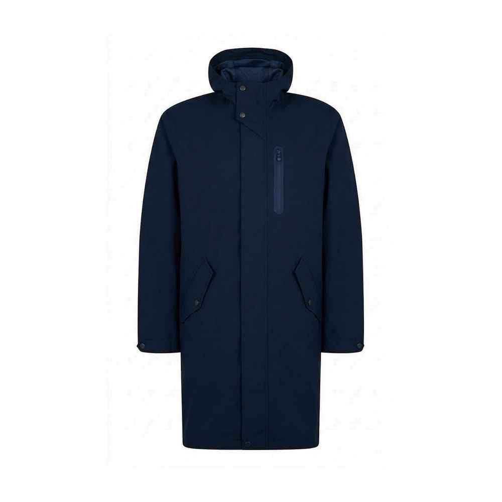 Blue Polyester Coat