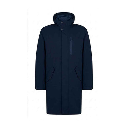 Blue Polyester Coat