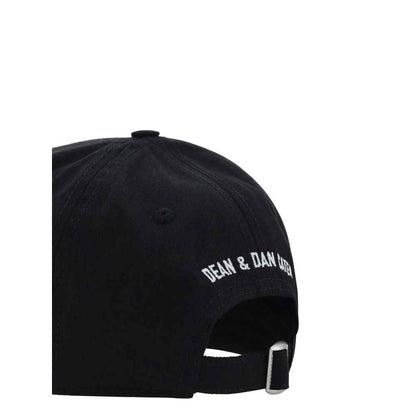 Black Cotton Cap (Baseball Hat)