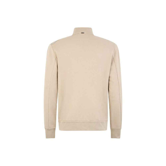 Beige Cotton Sweatshirt