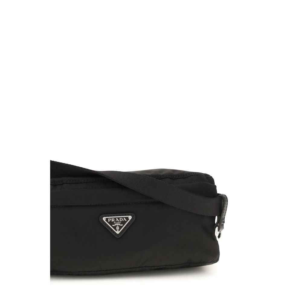 Black Recycled Polyamide Clutch Bag