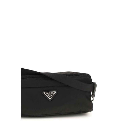 Black Recycled Polyamide Clutch Bag