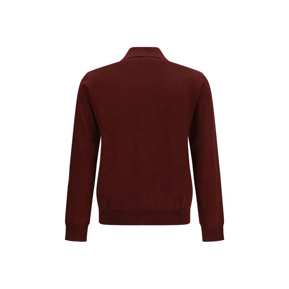Bordeaux Wool Oves Aries Polo Shirt