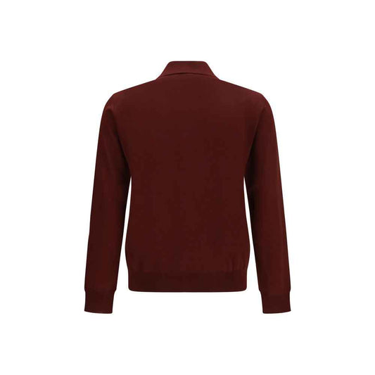 Bordeaux Wool Oves Aries Polo Shirt