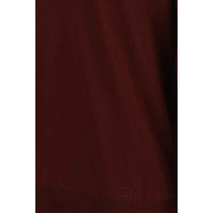Bordeaux Wool Oves Aries Polo Shirt