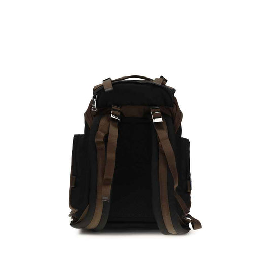 Brown Recycled Polyamide Backpack