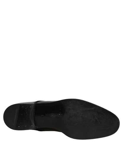 Black Leather Men Derby Dress Men Formal Shoes
