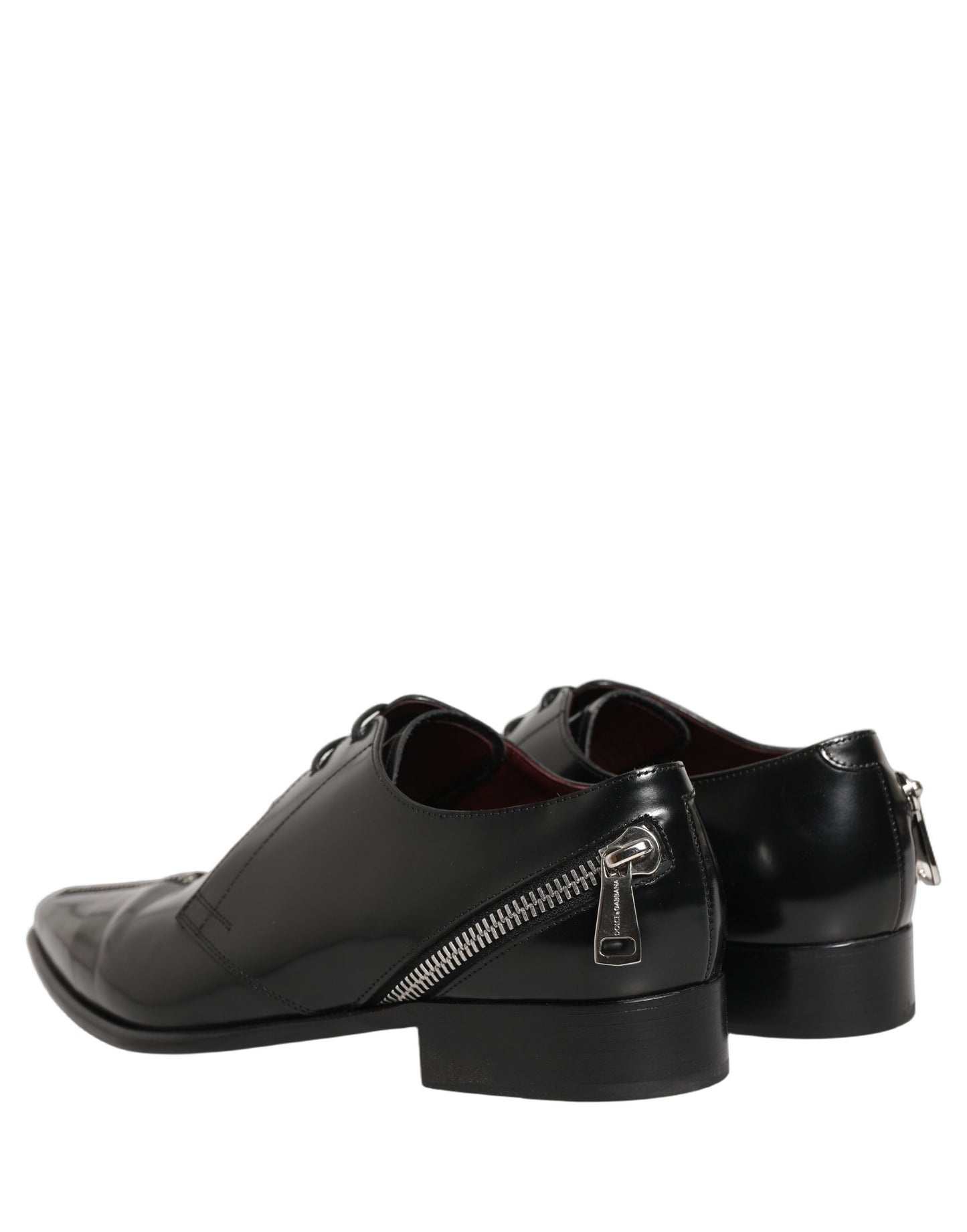 Black Leather Men Derby Dress Formal Shoes