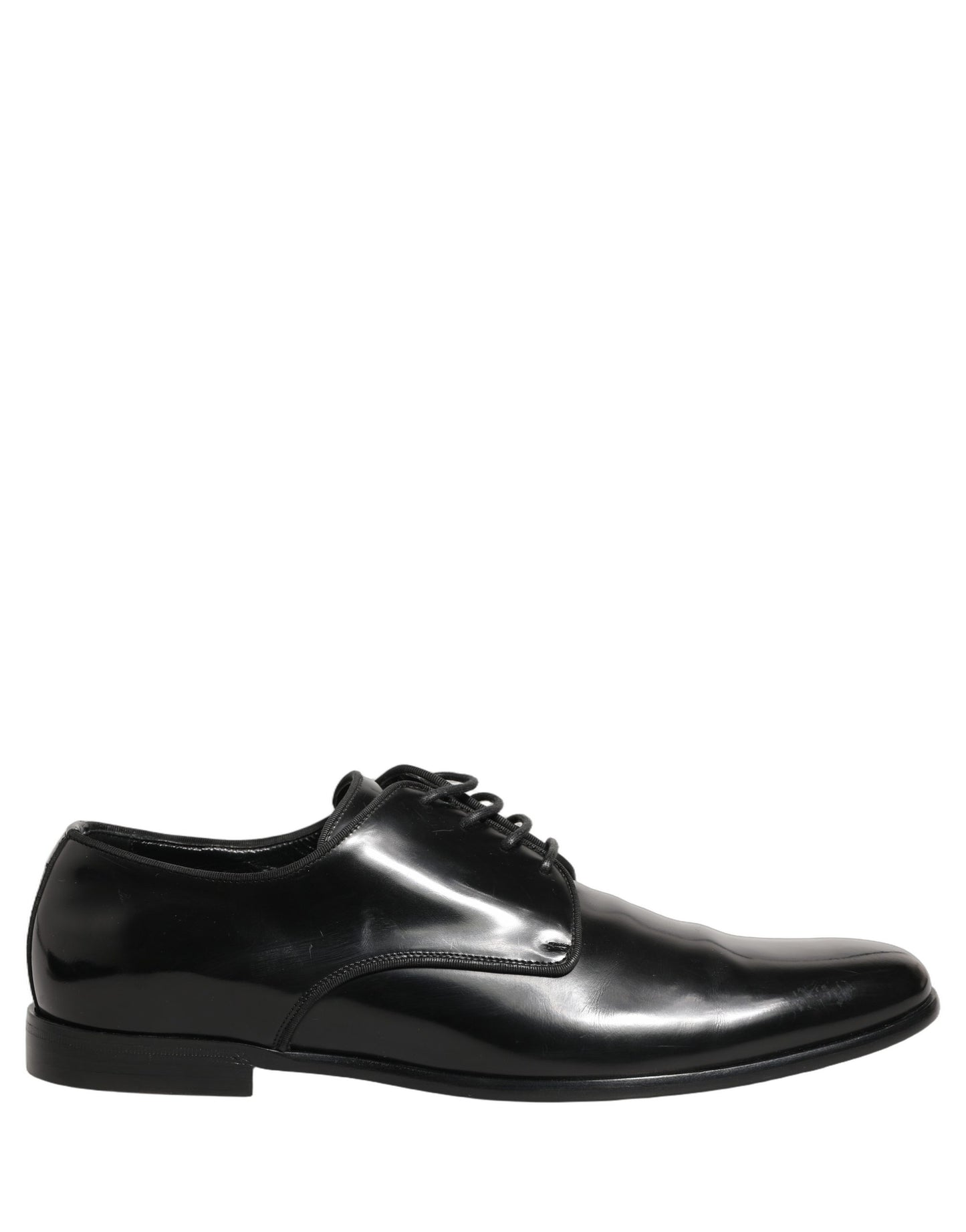 Black Leather Men Derby Dress Formal Shoes