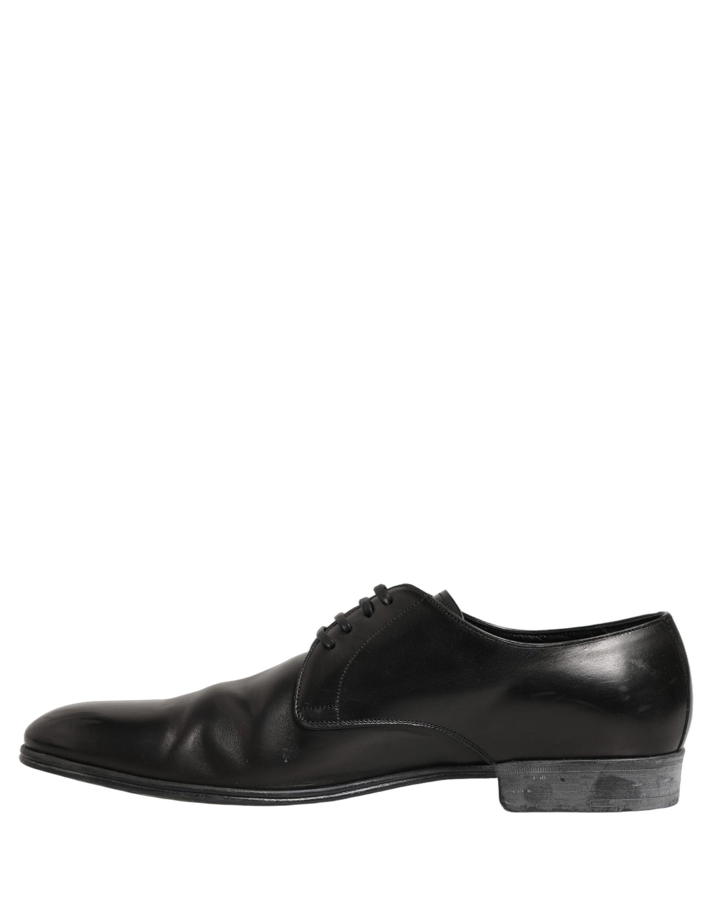 Dress Black Leather Lace Up Derby Shoes