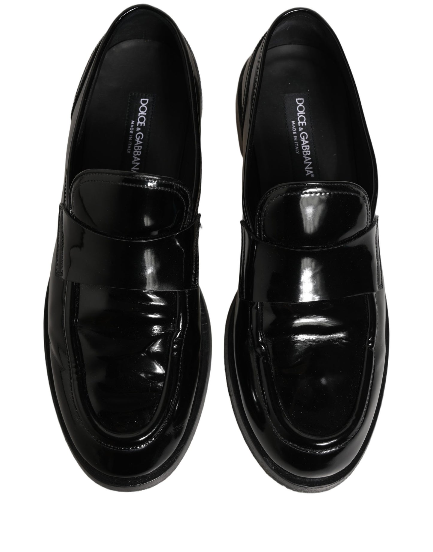 Black Leather Formal Men Dress Loafers Shoes
