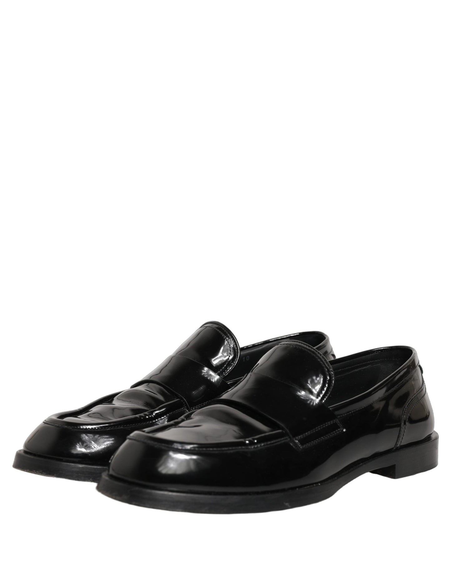 Black Leather Formal Men Dress Loafers Shoes