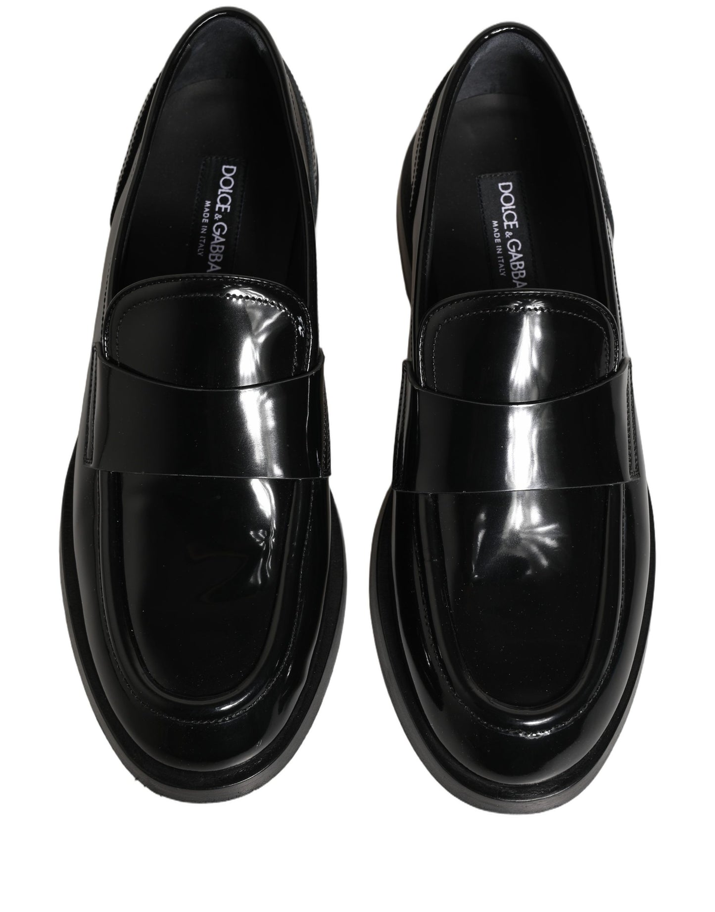 Black Leather Formal Men Dress Loafers Shoes