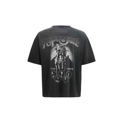 Gray Cotton T-Shirt