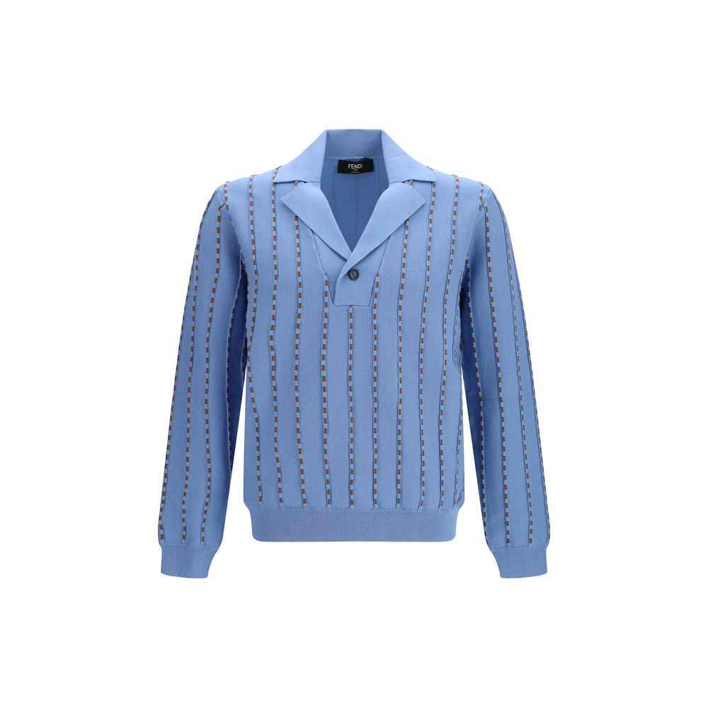 Blue Cotton Sweatshirt