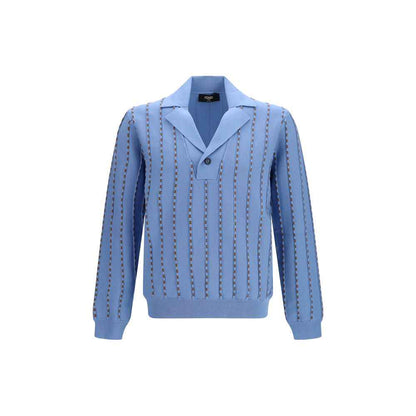 Blue Cotton Sweatshirt