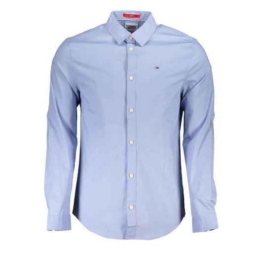 Azure Cotton Men's Shirt