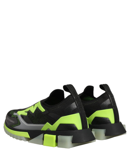 Black Green Sorrento Low Top Sneakers Shoes