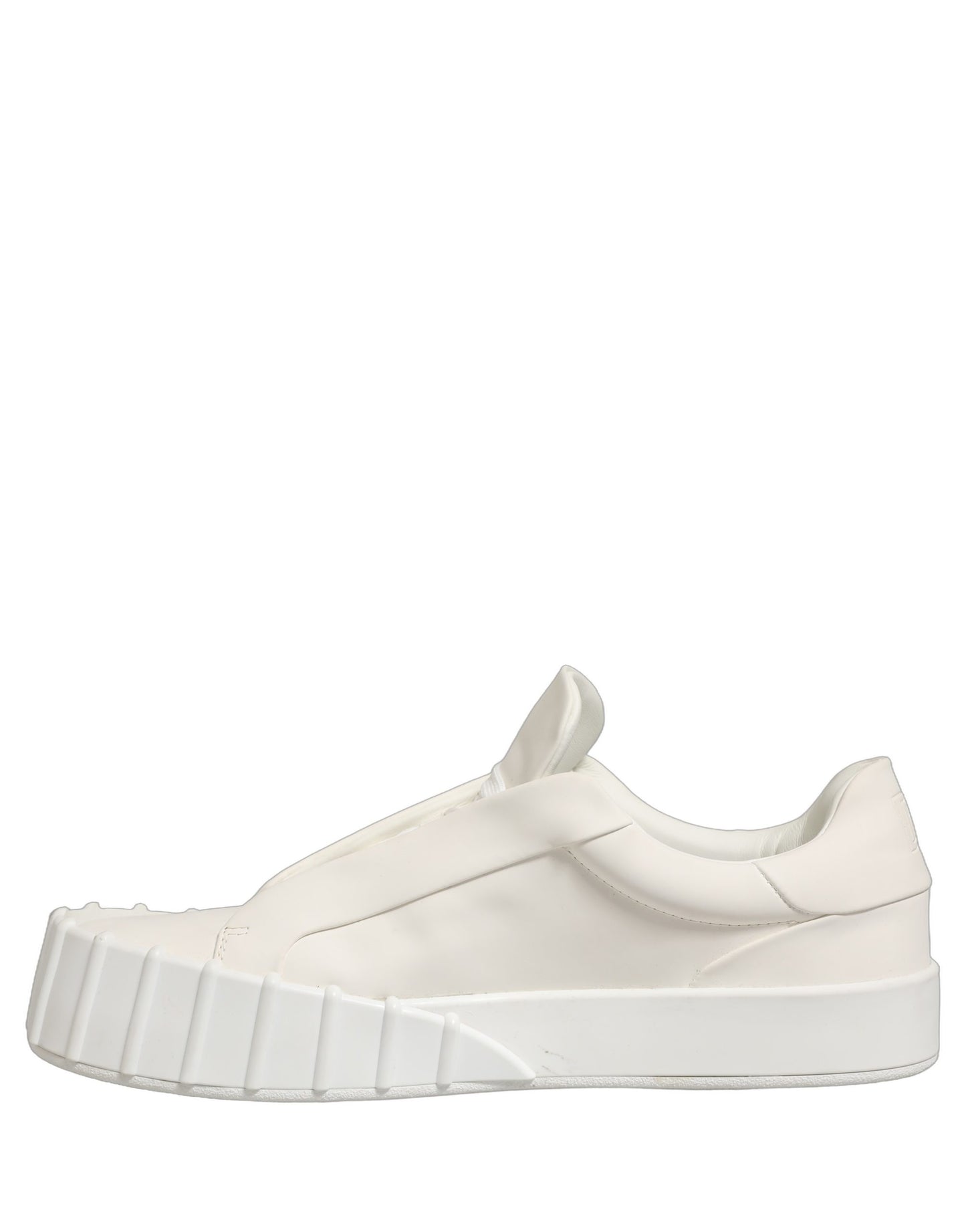 White Leather Low Top Lace Up Sneakers Shoes