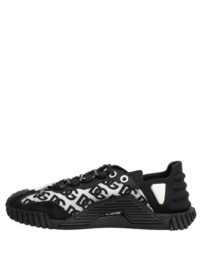 Black Logo Lace Up Low Top NS1 Men Sneakers Shoes