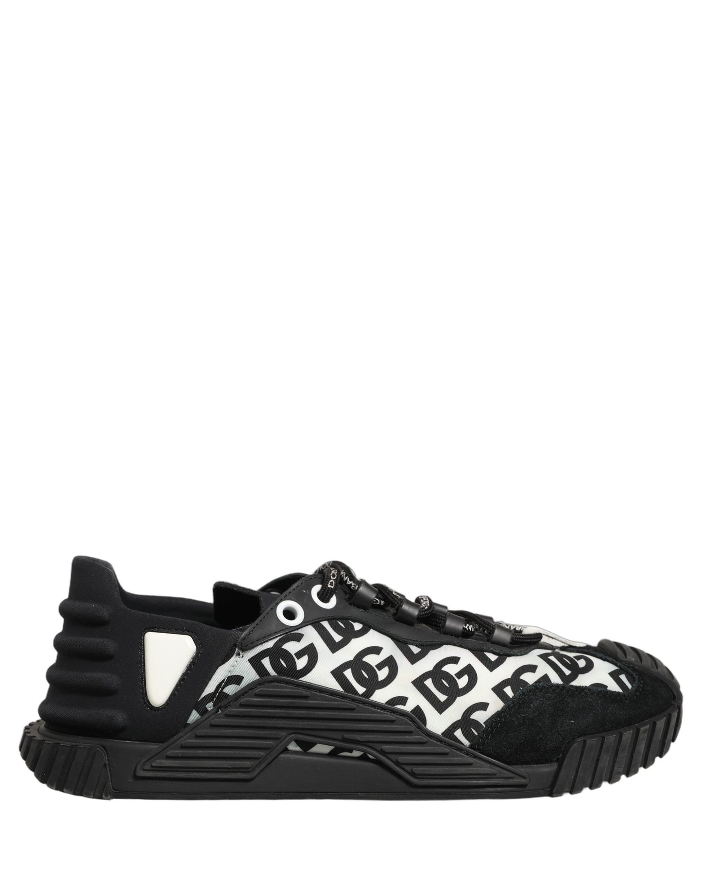 Black Logo Lace Up Low Top NS1 Men Sneakers Shoes