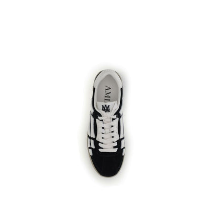 Black Calf Leather Bos Taurus Athletic Sneakers