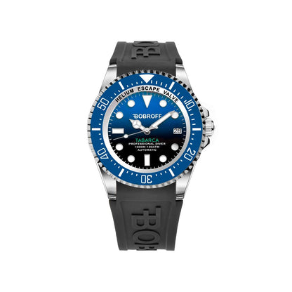 Black Rubber Sport Watch