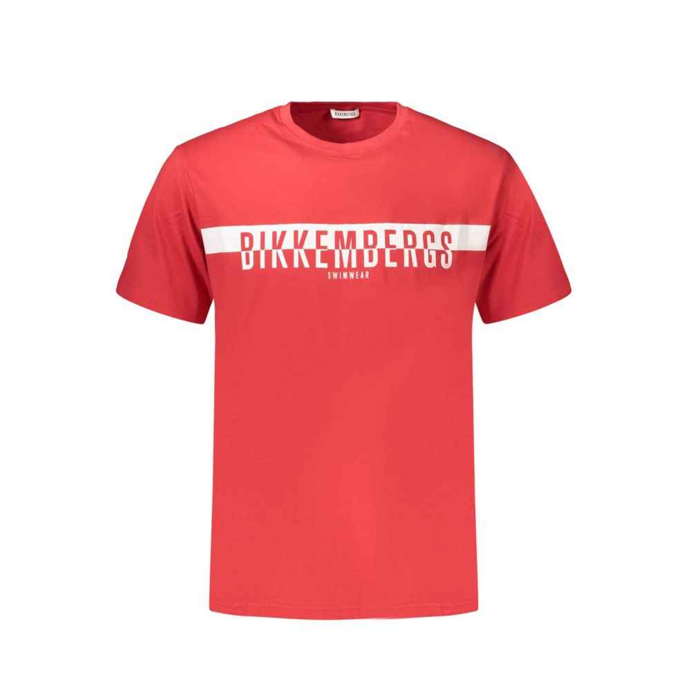 Red Cotton Men's T-Shirt