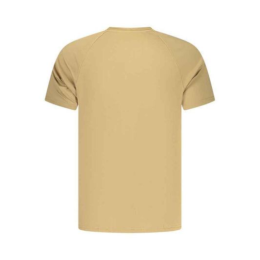Gold Poliestere Mens T-Shirt