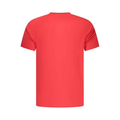 Red Polyester Men's T-Shirt