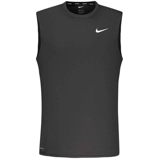 Black Polyester Men's Tank Top