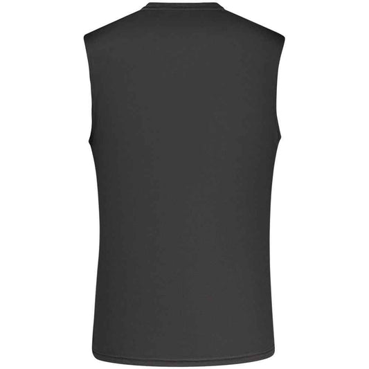 Black Polyester Men's Tank Top
