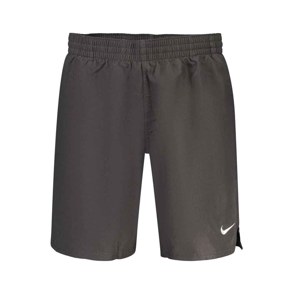Black Polyester Men's Boxer