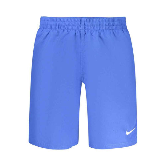 Blue Polyester Men Swimwear