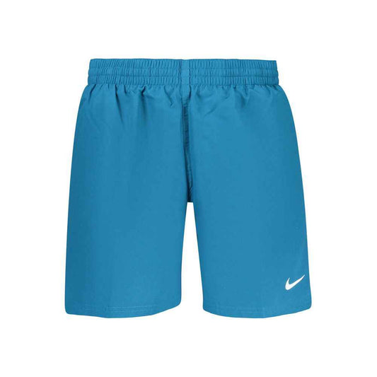 Blue Polyester Men's Swimwear