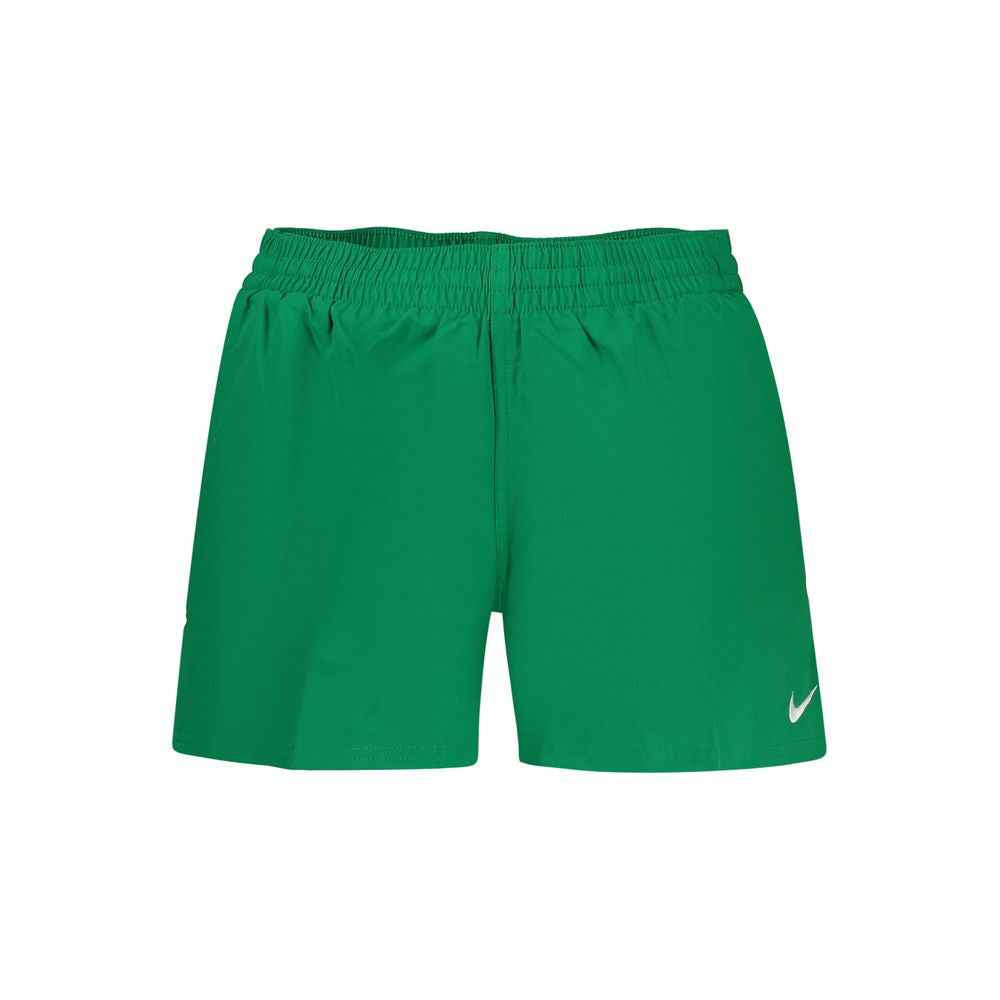 Green Polyester Men's Swimwear