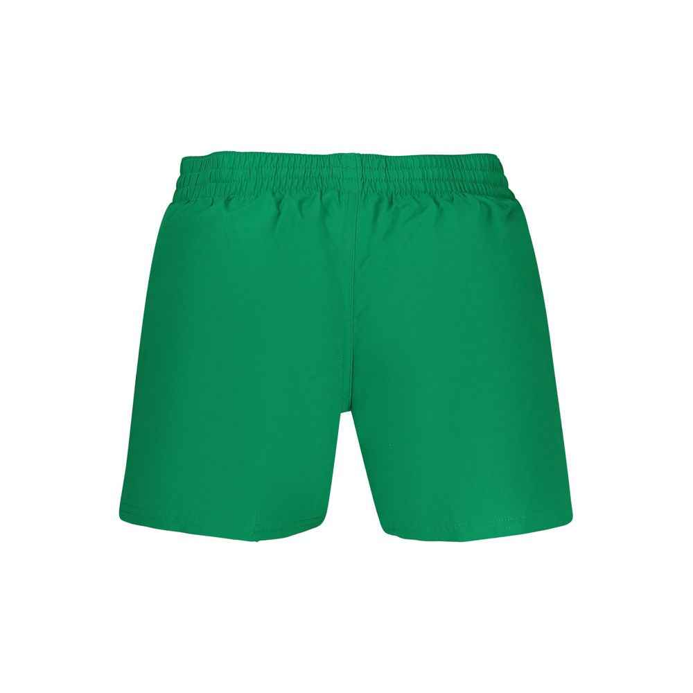Green Polyester Men's Swimwear