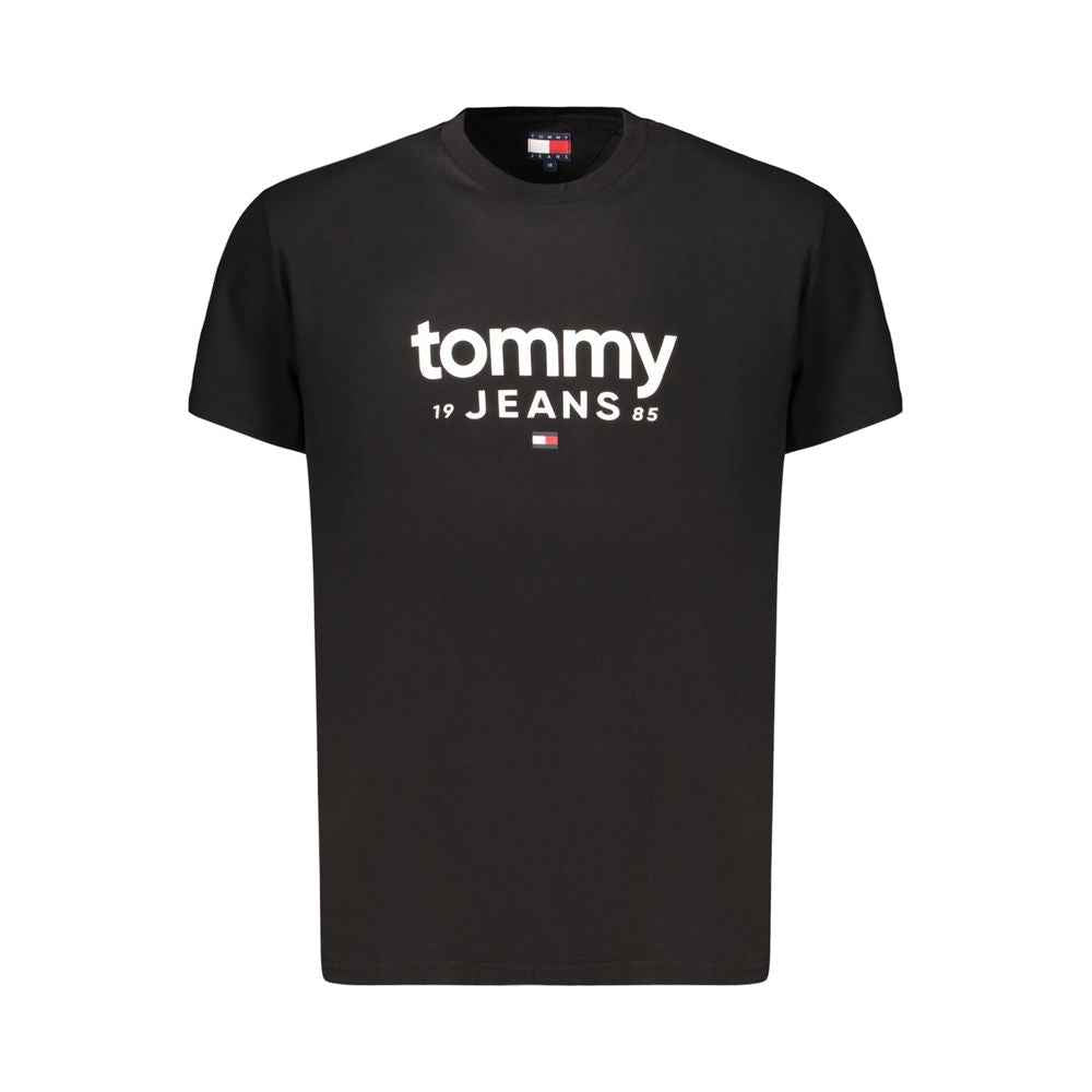 Black Cotton Mens T-Shirt