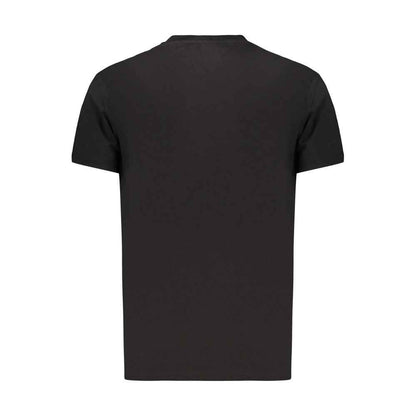 Black Cotton Mens T-Shirt