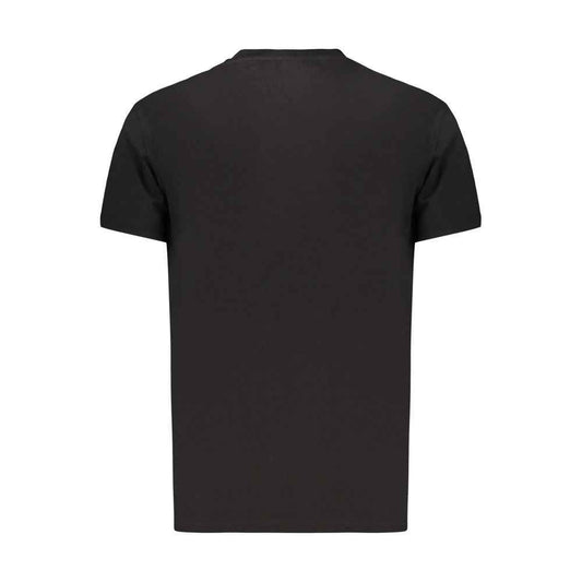 Black Cotton Mens T-Shirt