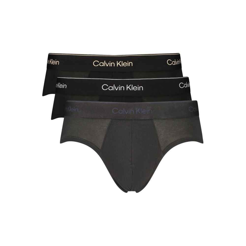 Black Cotton Men Brief
