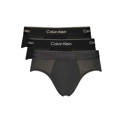 Black Cotton Men Brief