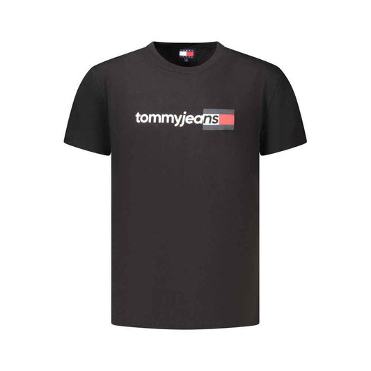 Black Cotton Men's T-Shirt