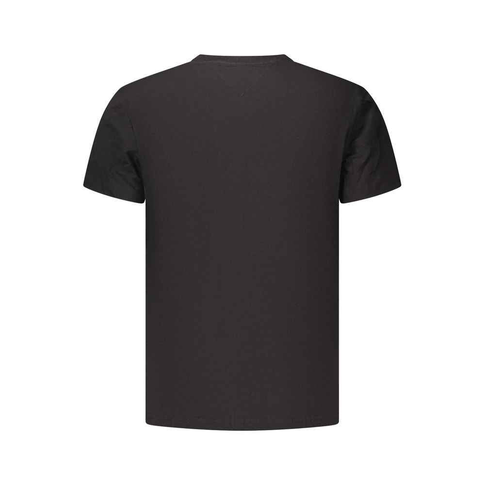 Black Cotton Men's T-Shirt