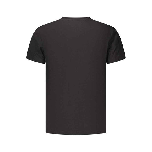 Black Cotton Men's T-Shirt